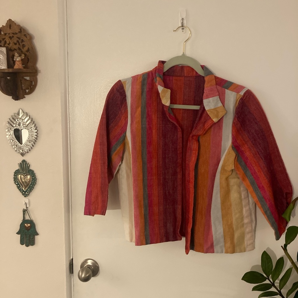 Colorful Striped Jacket